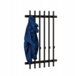 Wieszak metalowy loft 65×100 cm – czarny mat