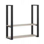 Półka sufitowa wisząca loft 90 cm – dwa poziomy