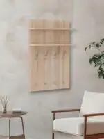 Wieszak ścienny 60×90 cm z 8 uchwytami