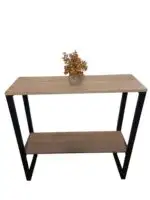 Konsola loft dwupoziomowa 90 cm – Dąb Sonoma