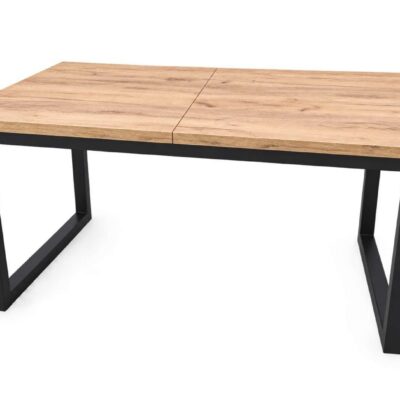 Stół rozkładany loft 140–200×80 cm – Dąb Craft