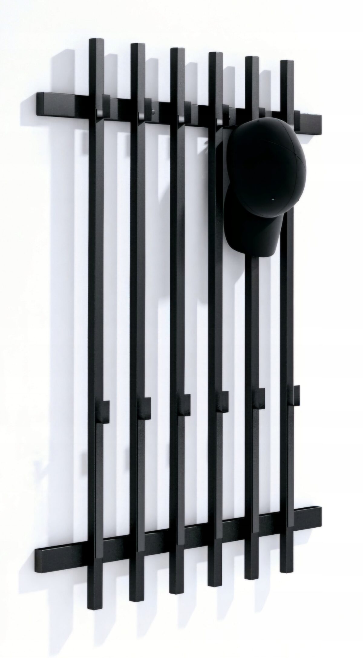 Wieszak ścienny spawany loft 100 cm z 9 hakami
