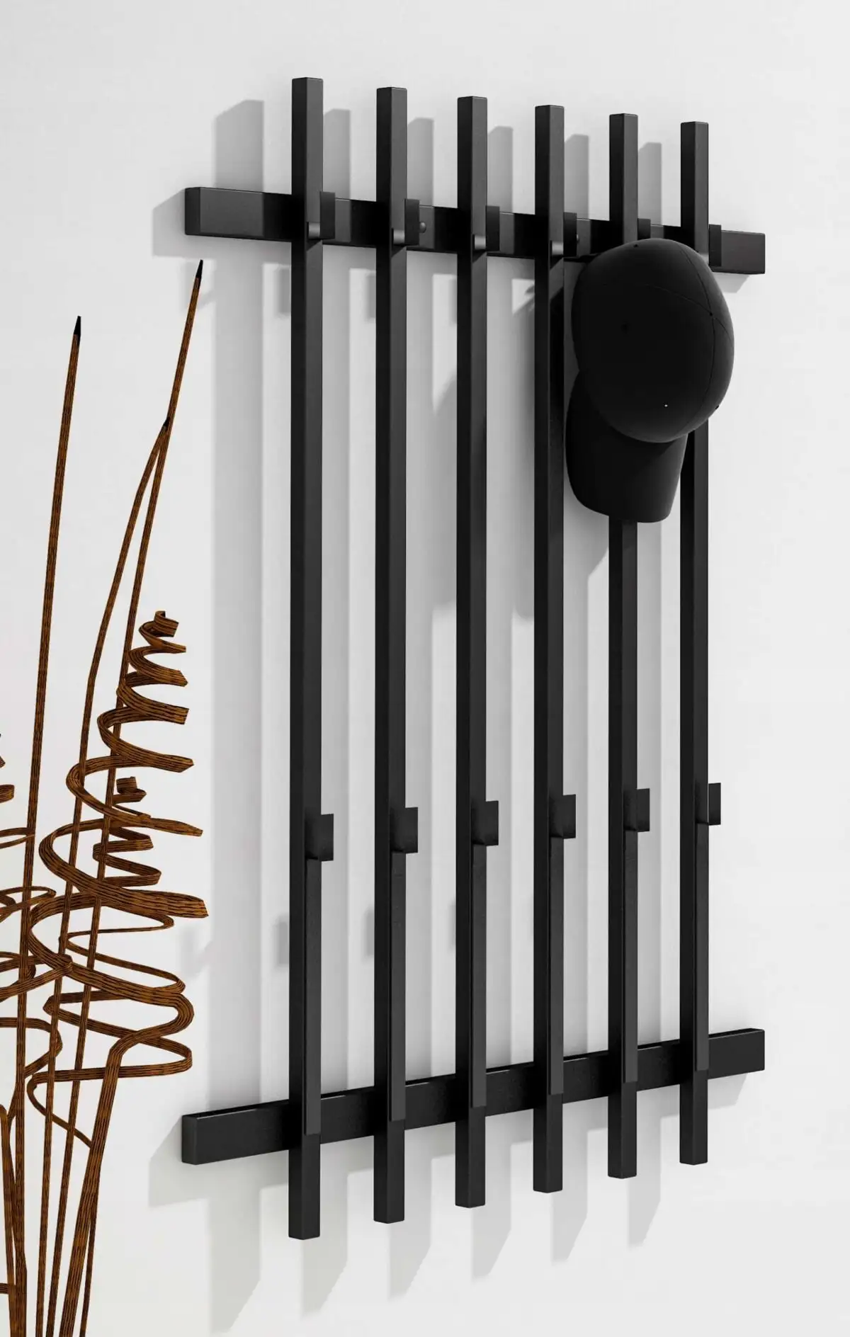 Wieszak metalowy loft 40×100 cm
