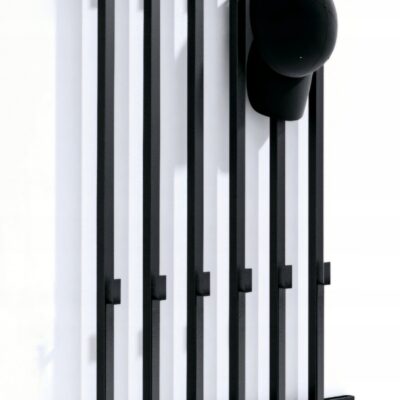 Wieszak metalowy 65 cm z 12 uchwytami