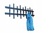 Wieszak ścienny spawany loft 100 cm z 9 hakami