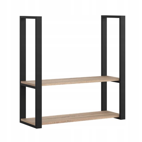 Półka sufitowa wisząca loft 90 cm – dwa poziomy